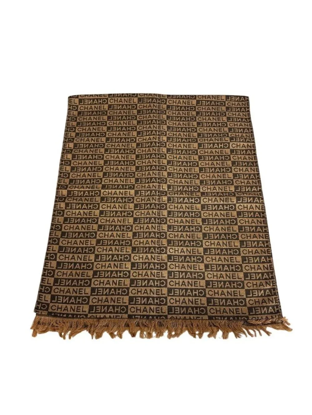 Chanel Logo Shawl Scarf